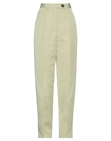 PETER DO Casual trouser Sage green 59% Viscose, 41% Virgin Wool