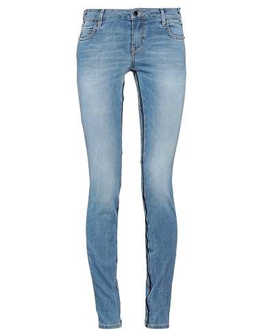 MET JEANS Denim trousers Blue 98% Cotton, 2% Elastane