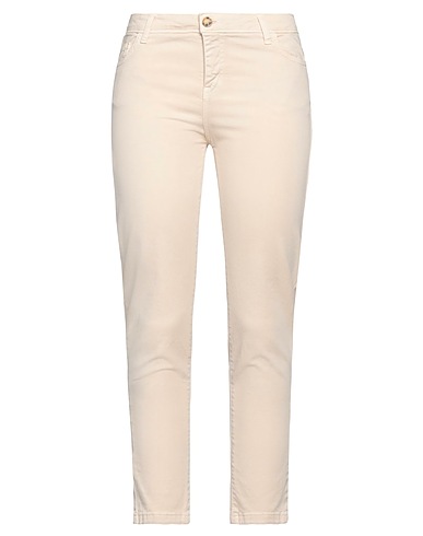 REBEL QUEEN by LIU •JO Pantalone Beige 97% Cotone, 3% Elastan