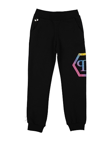 PHILIPP PLEIN Pantalone Nero 95% Cotone, 5% Elastan