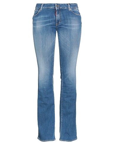 DSQUARED2 Bootcut Jeans Blue 92% Cotton, 6% Elastomultiester, 2% Elastane, Bovine leather