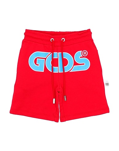 GCDS MINI Shorts & Bermuda Red 100% Cotton