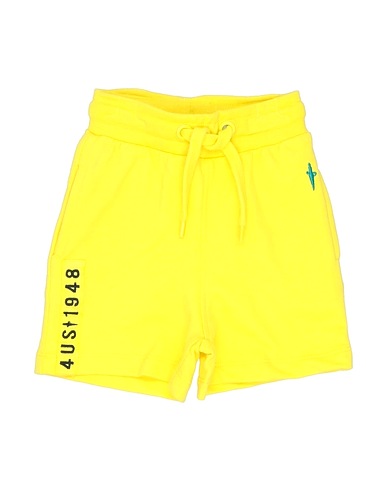 PACIOTTI 4US Shorts & Bermuda Yellow 100% Cotton