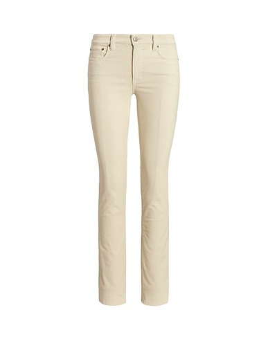 LAUREN RALPH LAUREN Casual pants STRETCH CORDUROY MID-RISE STRAIGHT PANT
 Beige 98% Cotton, 2% Elastane