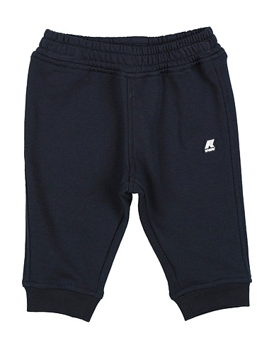 K-WAY Casual trouser Navy blue 80% Cotton, 20% Polyester