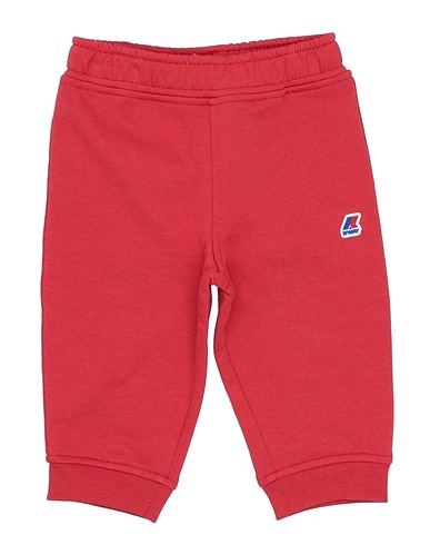 K-WAY Casual pants Red 80% Cotton, 20% Polyester