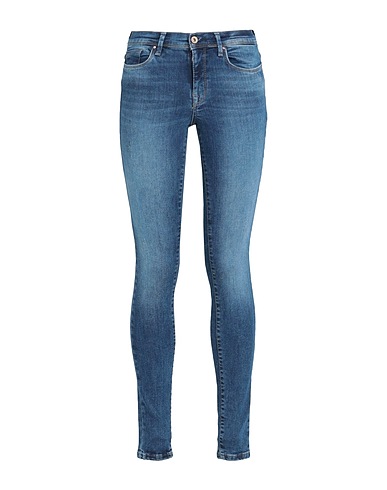 ONLY Denim trousers Blue 91% Cotton, 7% Polyamide, 2% Elastane