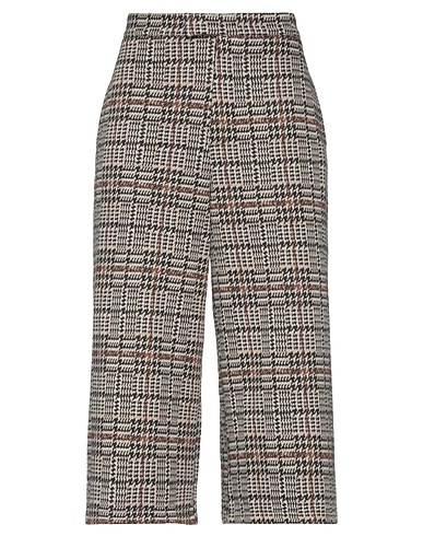 WHITE WISE Casual trouser Beige 58% Polyester, 27% Viscose, 9% Cotton, 4% Polyamide, 2% Other Fibres