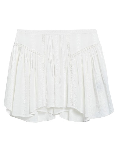MARANT ÉTOILE Mini skirt White 84% Cotton, 16% Viscose