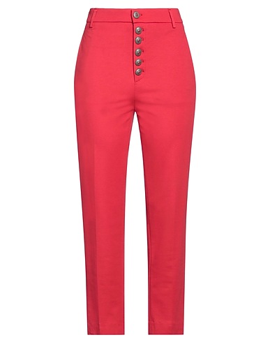 DONDUP Casual pants Red 67% Modal, 23% Polyamide, 10% Elastane