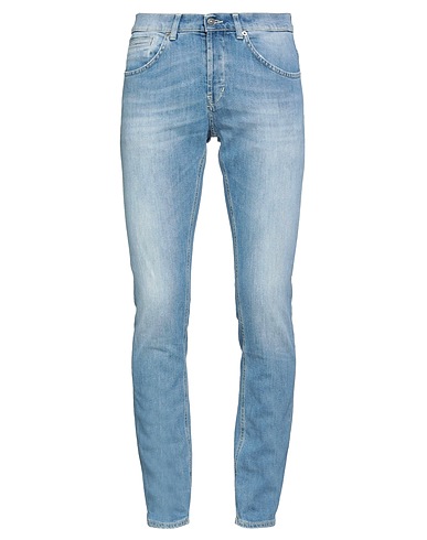 DONDUP Denim trousers Blue 89% Cotton, 11% Elastomultiester