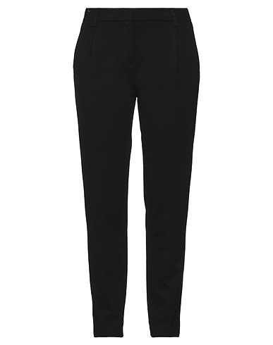 RE_HASH Casual pants Black 65% Rayon, 30% Nylon, 5% Elastane