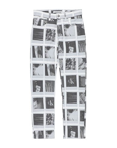 CALVIN KLEIN JEANS Pantalone Grigio 99% Cotone, 1% Elastan