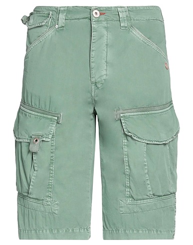 BERNA Shorts & Bermuda Military green 100% Cotton