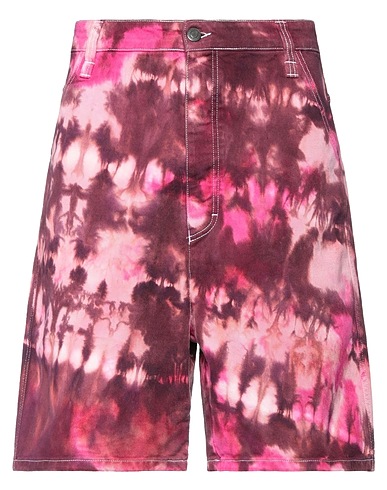 AMI ALEXANDRE MATTIUSSI Denim shorts Fuchsia 100% Cotton