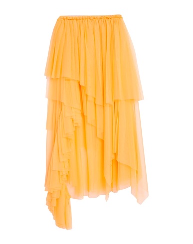 FORTE_FORTE Long skirt Orange 100% Polyester