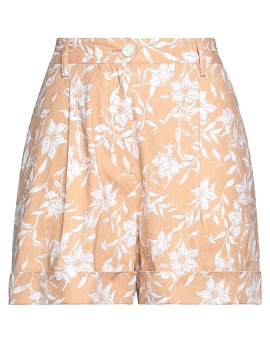 RAG & BONE Shorts & Bermuda Camel 52% Linen, 46% Rayon, 2% Elastane