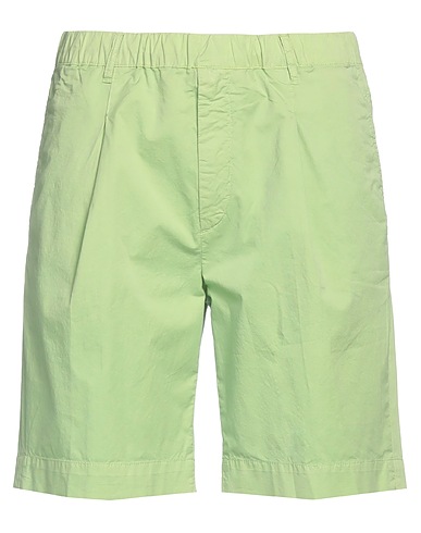 40WEFT Shorts & Bermudas Grün 98% Baumwolle, 2% Elastan
