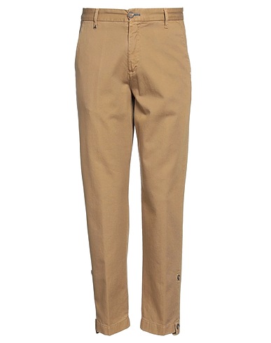 BERNA Casual pants Khaki 100% Cotton