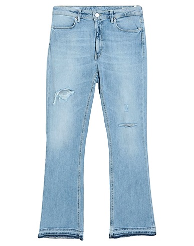 DONDUP Denim trousers Blue 98% Organic cotton, 2% Elastane