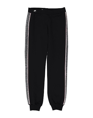 PHILIPP PLEIN Casual trouser Black 95% Cotton, 5% Elastane