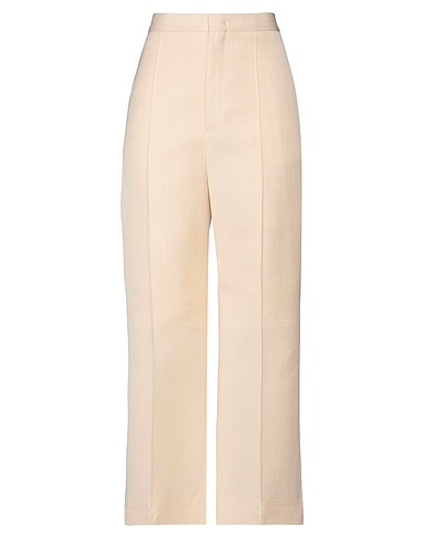 JIL SANDER Casual trouser Beige 57% Viscose, 43% Silk