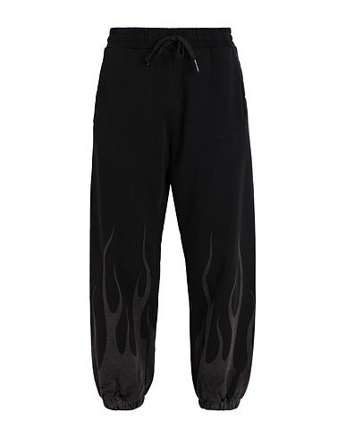 VISION OF SUPER Pantalone Nero 100% Cotone