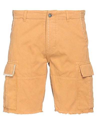 FRONT STREET 8 Shorts & Bermuda Camel 100% Cotton