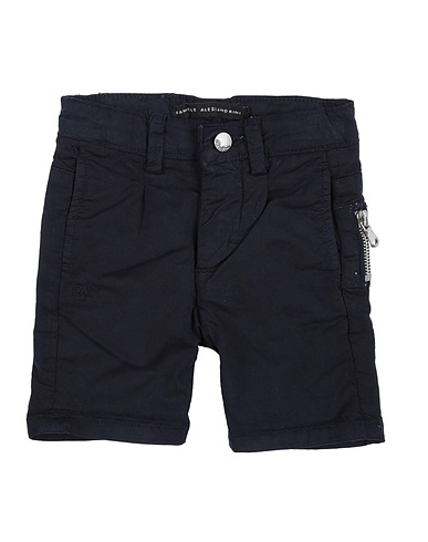 DANIELE ALESSANDRINI Shorts & Bermuda Midnight blue 98% Cotton, 2% Elastane