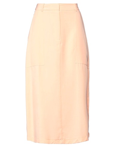 CLOSET Midi skirt Apricot 58% Lyocell, 42% Viscose