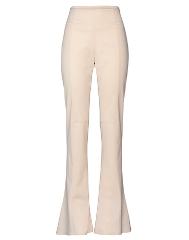 JACQUEMUS Casual pants Beige 95% Wool, 5% Elastane