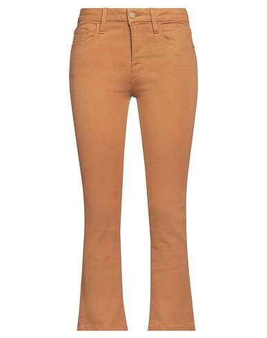 FRAME Casual trouser Camel 92% Cotton, 6% Polyester, 2% Elastane