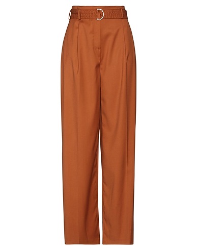 CLIPS Casual trouser Tan 66% Polyester, 33% Viscose, 1% Elastane