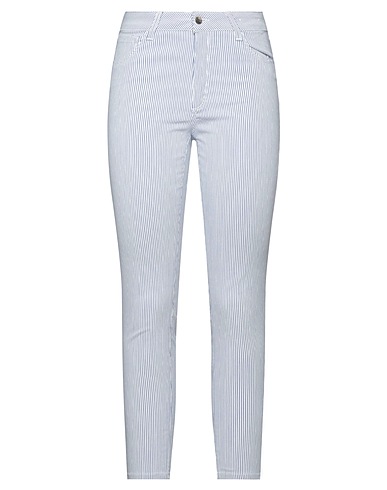 MICHAEL COAL Casual trouser Blue 65% Polyester, 32% Viscose, 3% Elastane