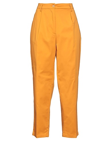 MICHAEL COAL Casual pants Apricot 97% Cotton, 3% Elastane