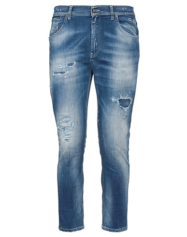 DONDUP Denim pants Blue 71% Cotton, 16% Recycled polyester, 11% Lyocell, 2% Elastane