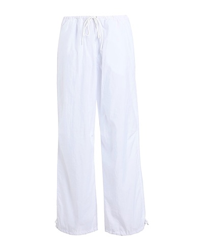 TOPSHOP Casual pants Topshop oversized balloon nylon parachute pant in white White 100% Polyamide