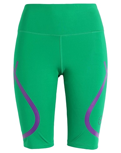 ADIDAS by STELLA McCARTNEY レギンス ASMC TPA BIKE T
 グリーン リサイクルポリエステル 79% / ポリウレタン 21%