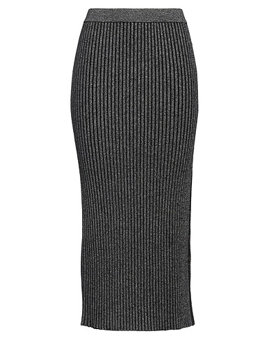 TORY BURCH Gonna midi Nero 81% Lana Merino, 8% Poliestere, 6% Nylon, 4% Altre Fibre, 1% Elastan