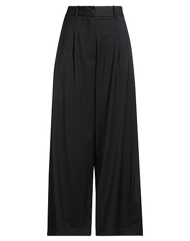 NINE IN THE MORNING Casual pants Black 98% Wool, 2% Elastane