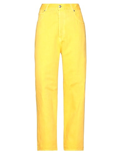 NINE IN THE MORNING Denim pants Yellow 100% Cotton