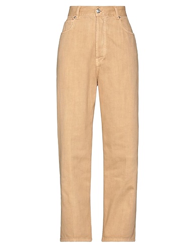 NINE IN THE MORNING Pantaloni jeans Cammello 100% Cotone