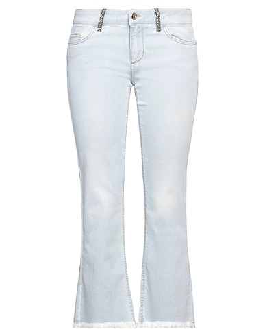 LIU •JO Denim trousers 98% Cotton, 2% Elastane, Polyester