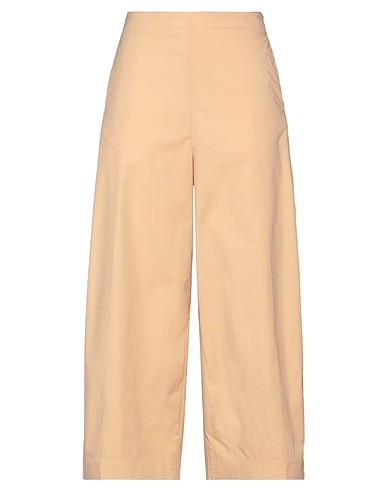 NINE IN THE MORNING Casual trouser Beige 77% Cotton, 17% Silk, 6% Elastane
