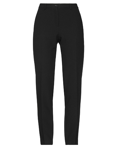 SEVENTY VENEZIA Casual trouser Black 77% Polyester, 17% Viscose, 6% Elastane
