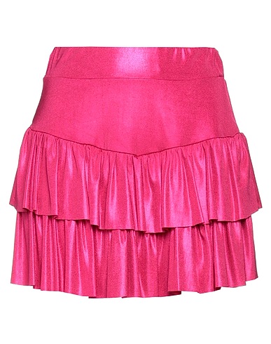 SHOPART Mini skirt Fuchsia 92% Polyester, 8% Elastane