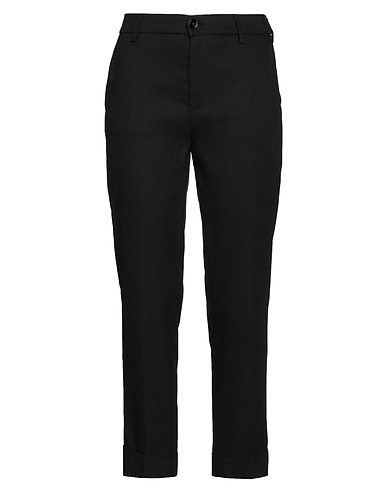 DONDUP Hosen Schwarz 70% Viskose, 27% Leinen, 3% Elastan