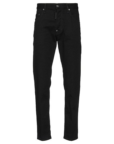 DSQUARED2 5-pocket Black 90% Cotton, 8% Elastomultiester, 2% Elastane