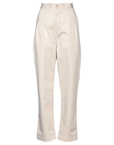 MAISON KITSUNÉ パンツ アイボリー コットン 100%