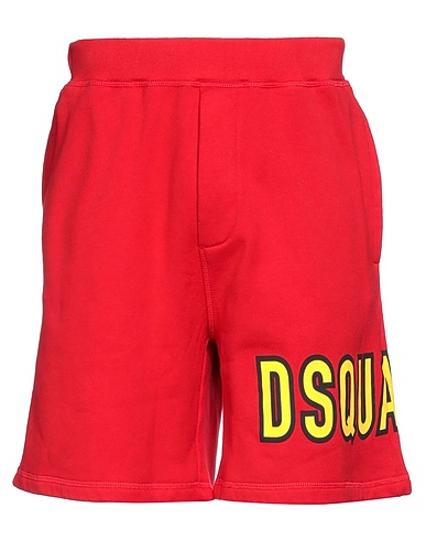DSQUARED2 ショートパンツ＆バミューダパンツ レッド コットン 100% / ポリウレタン
